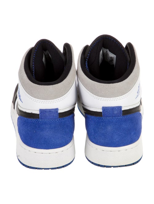 Jordan Kids' 1 Mid SE 'White Black Royal' (GS) Sneakers