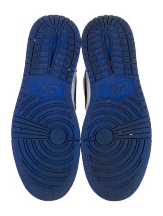 Jordan Kids' 1 Mid SE 'White Black Royal' (GS) Sneakers