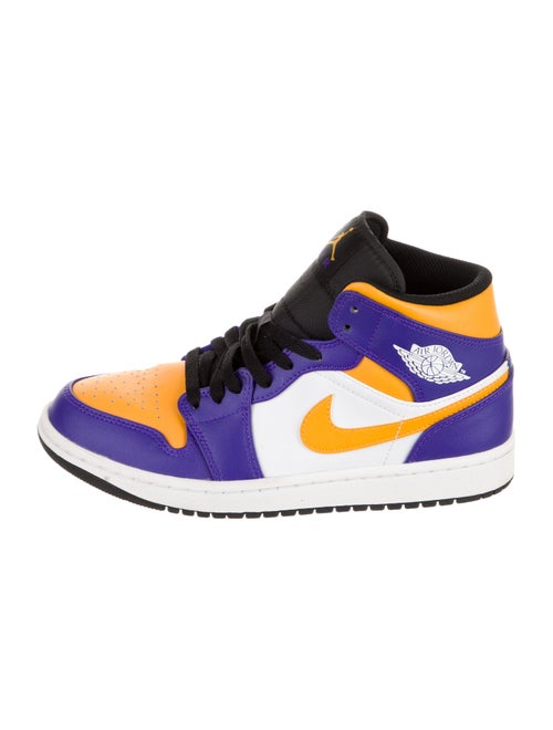 Jordan 1 Mid 'Lakers' Sneakers