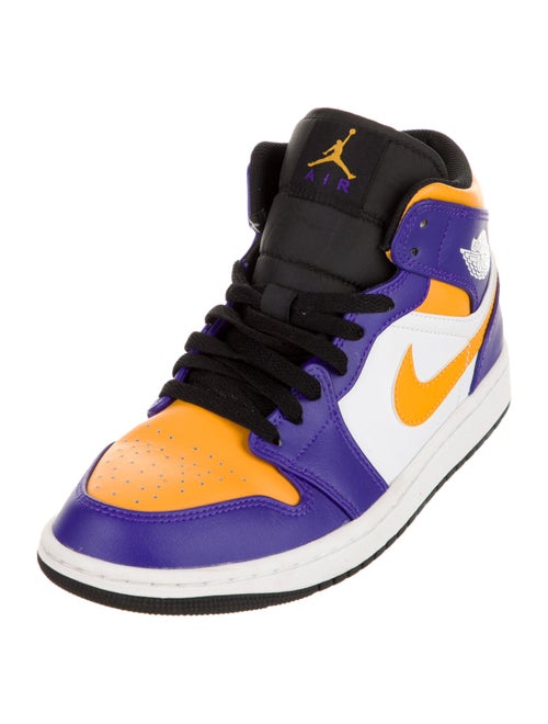 Jordan 1 Mid 'Lakers' Sneakers