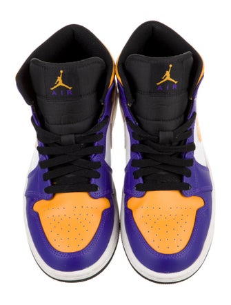 Jordan 1 Mid 'Lakers' Sneakers