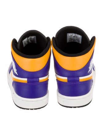 Jordan 1 Mid 'Lakers' Sneakers