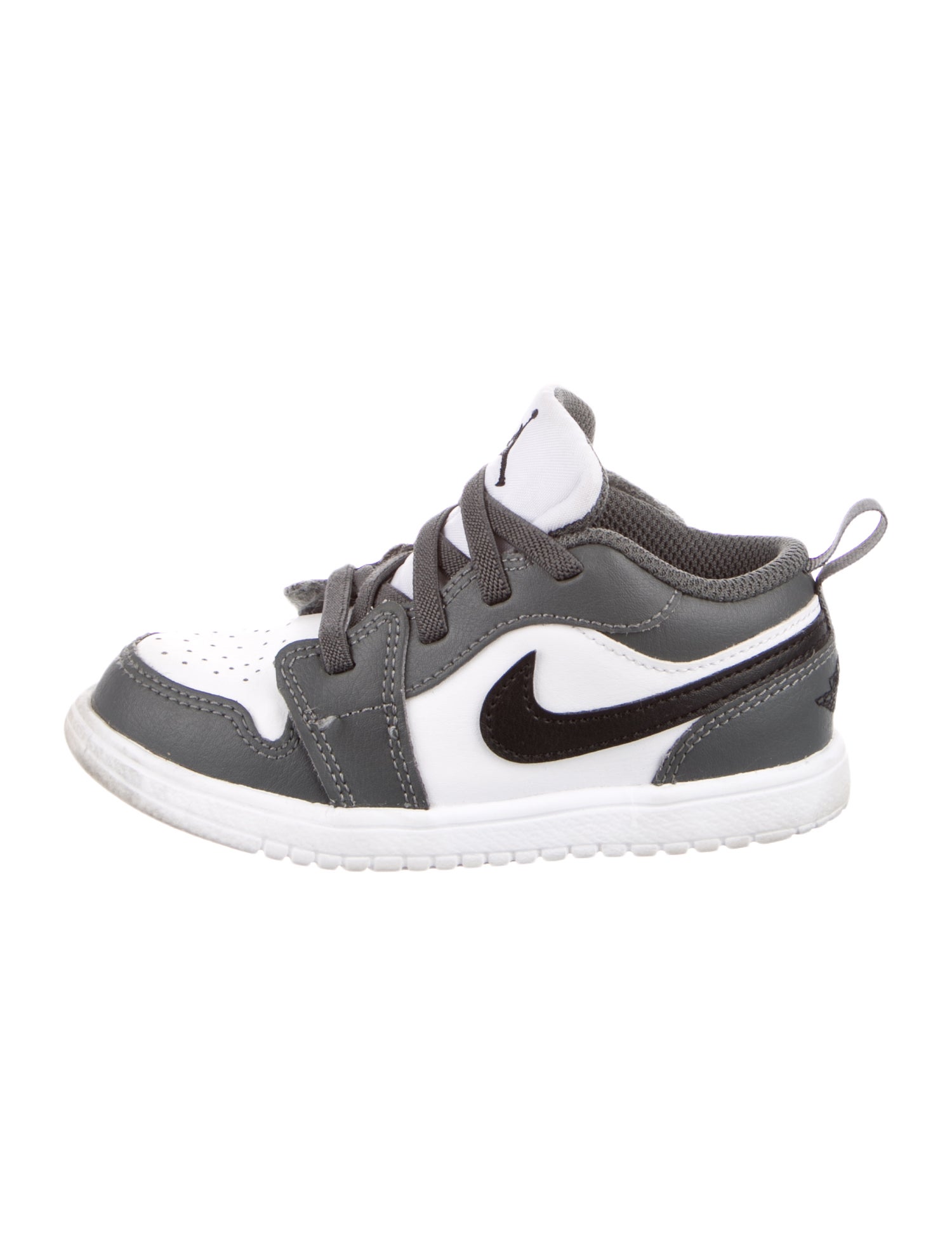 Jordan Infant Boys' 1 Low ALT White Iron Grey Black (TD) Sneakers