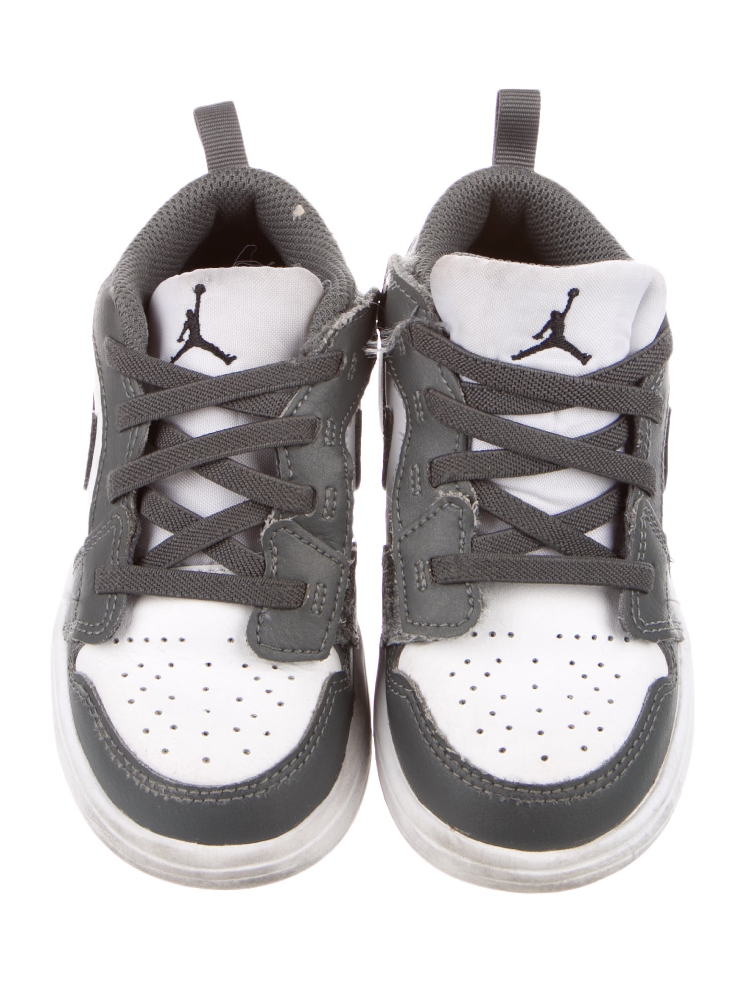 Jordan Infant Boys' 1 Low ALT White Iron Grey Black (TD) Sneakers