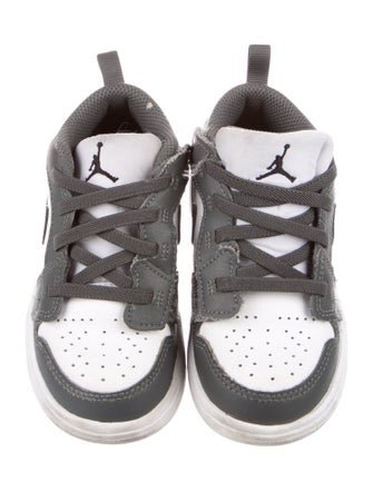 Jordan Infant Boys' 1 Low ALT White Iron Grey Black (TD) Sneakers