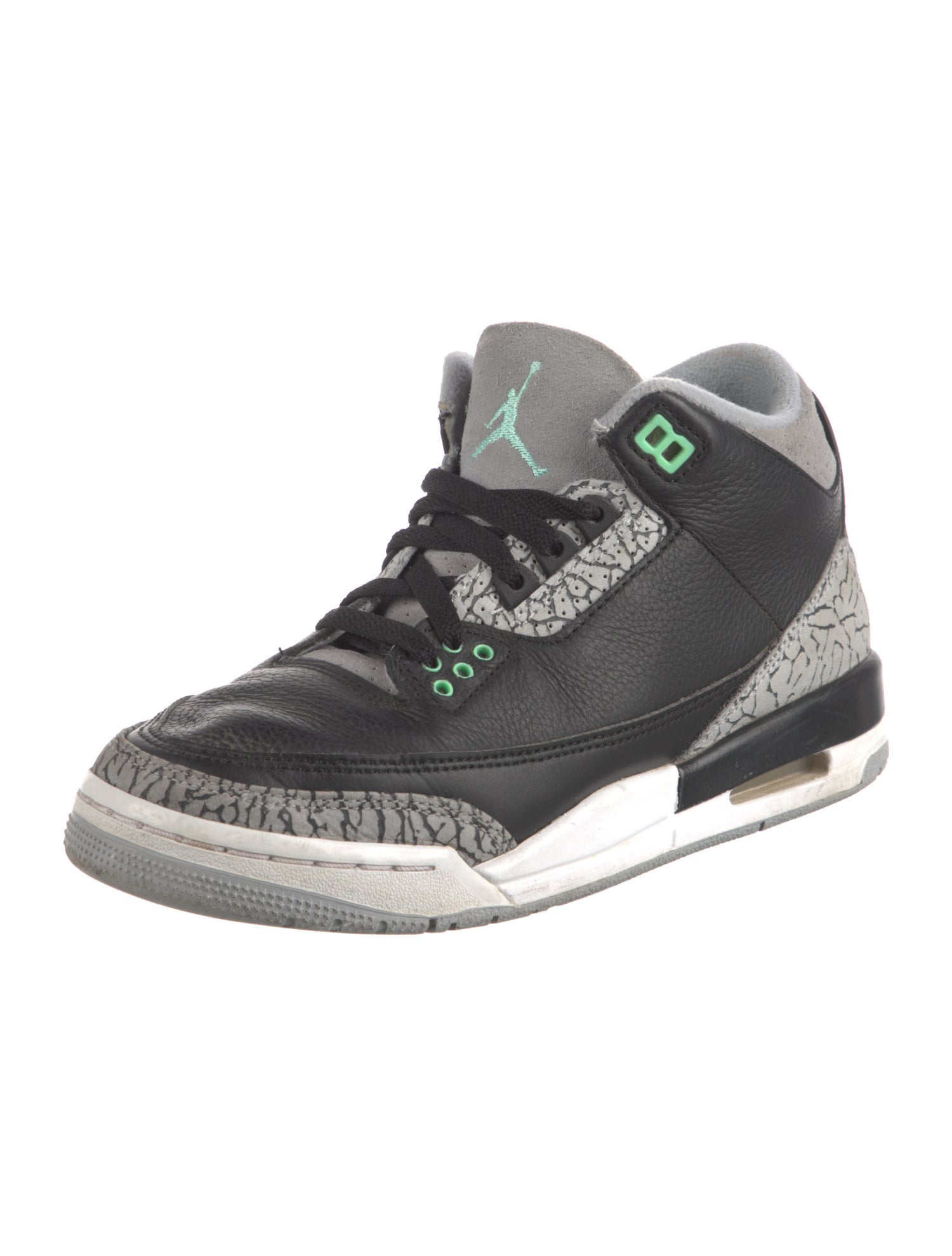 Jordan Leather Printed Athletic Sneakers