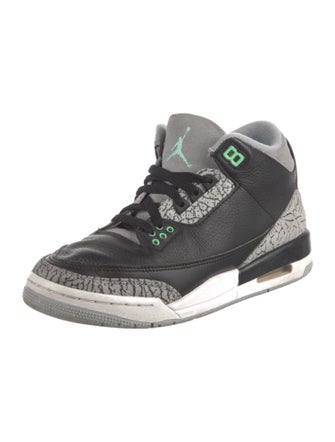 Jordan Leather Printed Athletic Sneakers