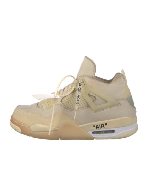 Off-White x Jordan 4 Retro 'Sail' (W) Sneakers