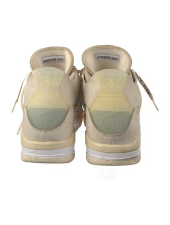 Off-White x Jordan 4 Retro 'Sail' (W) Sneakers