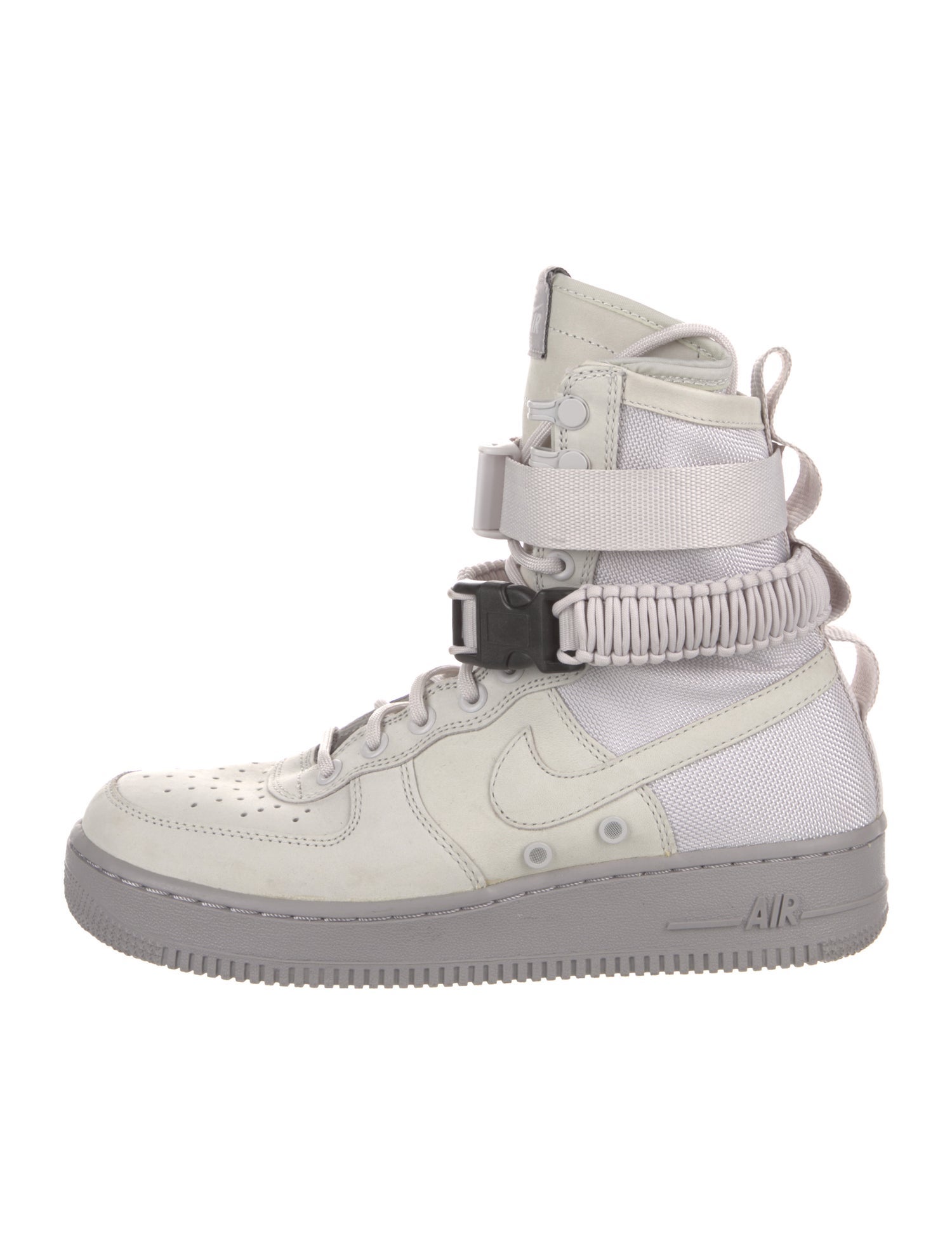 Nike SF Air Force 1 High Vast Grey Wedge Sneakers