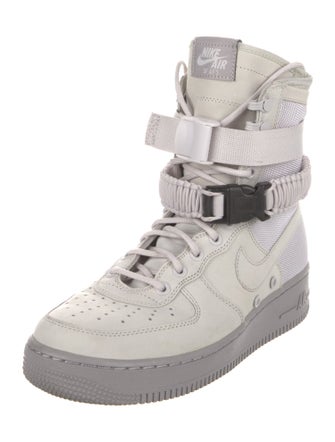 Nike SF Air Force 1 High Vast Grey Wedge Sneakers