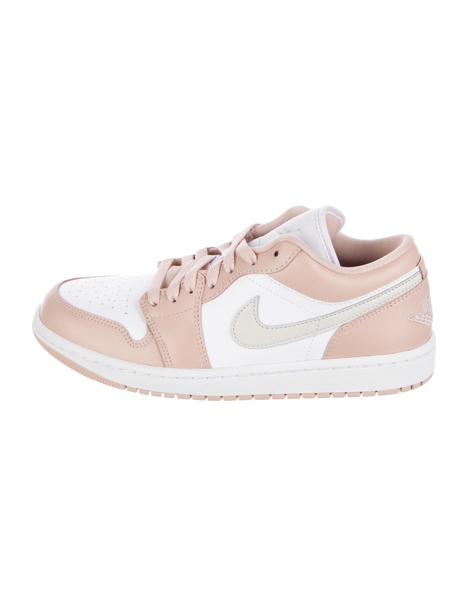 Jordan Jordan 1 Low Particle Beige Athletic Sneakers