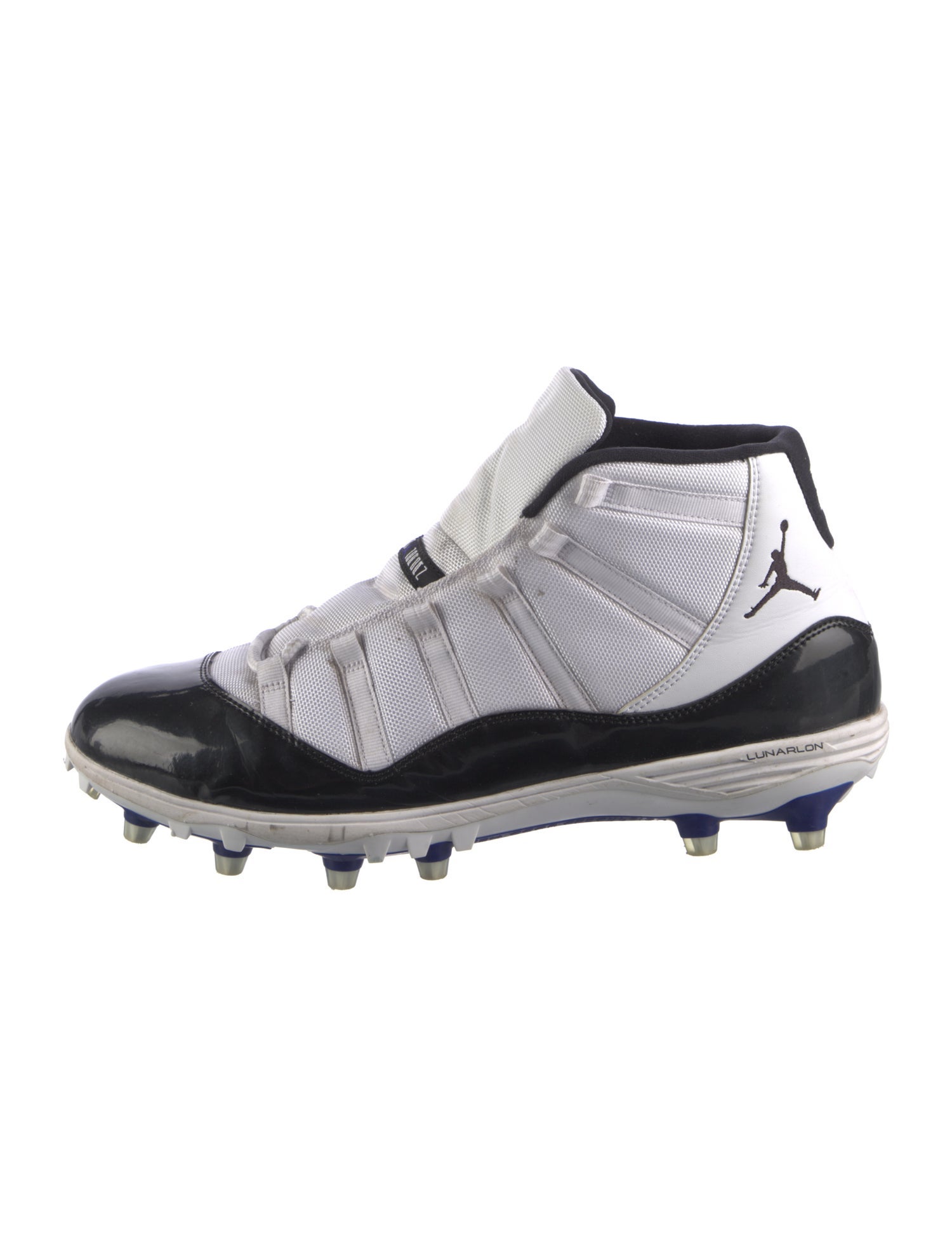 Jordan Patent Leather Colorblock Pattern Sneakers