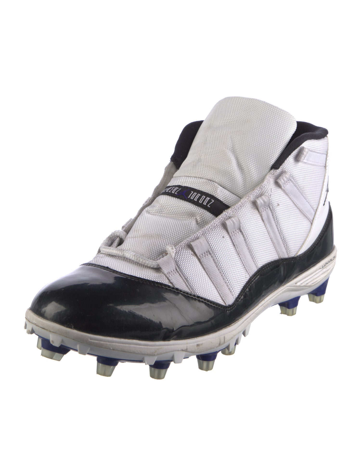 Jordan Patent Leather Colorblock Pattern Sneakers