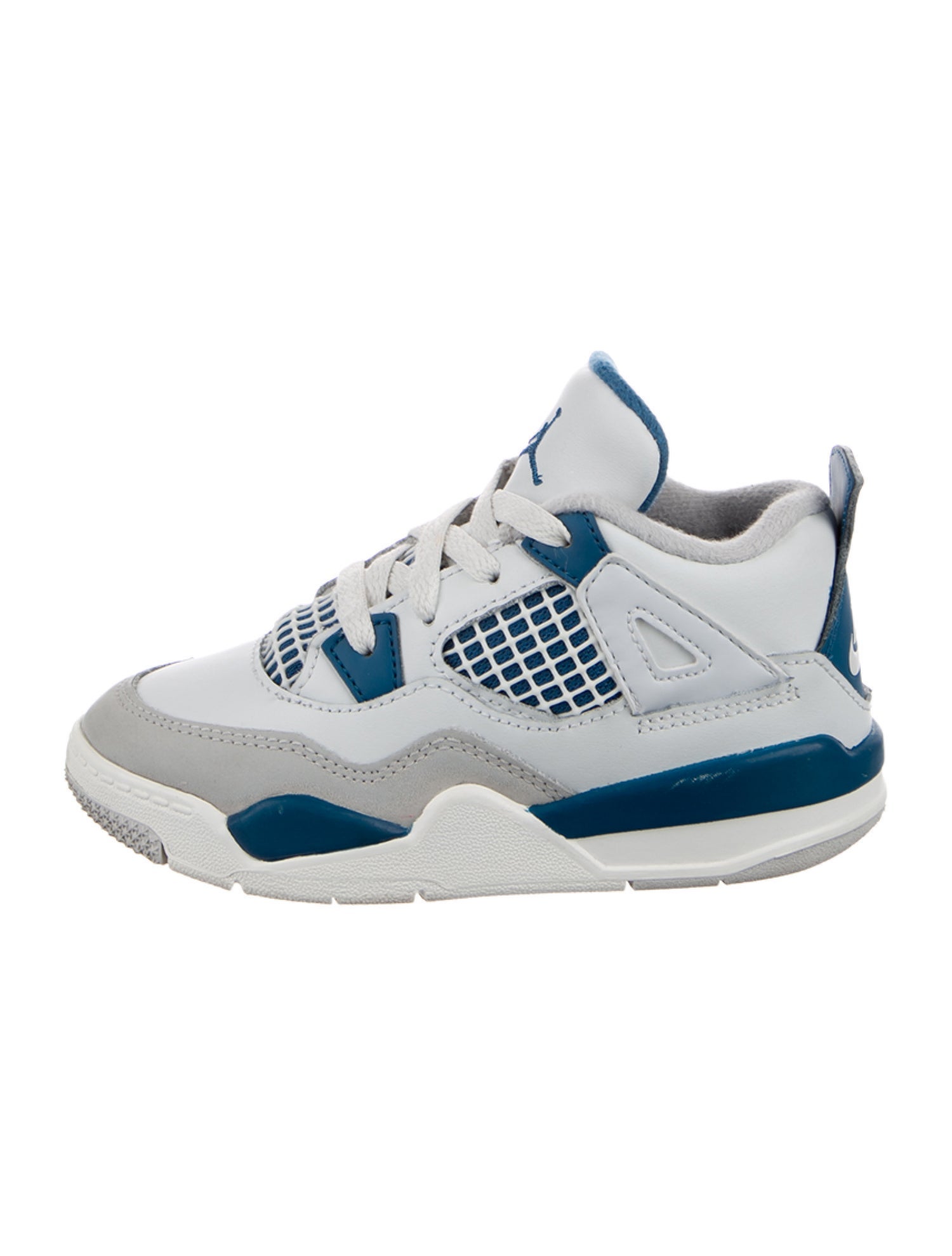 Jordan Kids' 4 Retro 'Military Blue' Sneakers