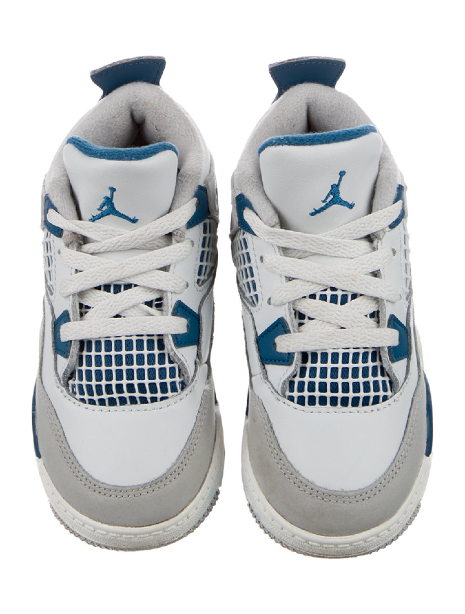 Jordan Kids' 4 Retro 'Military Blue' Sneakers