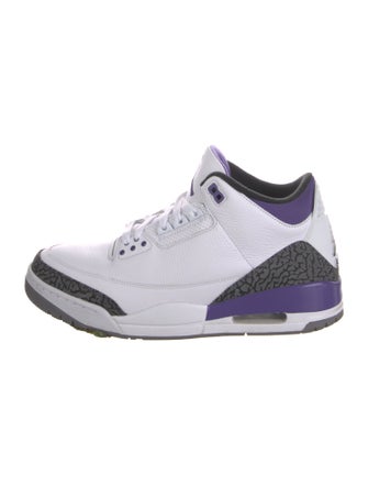 Jordan Leather Printed Athletic Sneakers