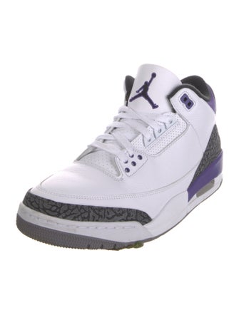 Jordan Leather Printed Athletic Sneakers