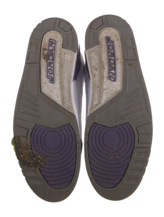 Jordan Leather Printed Athletic Sneakers