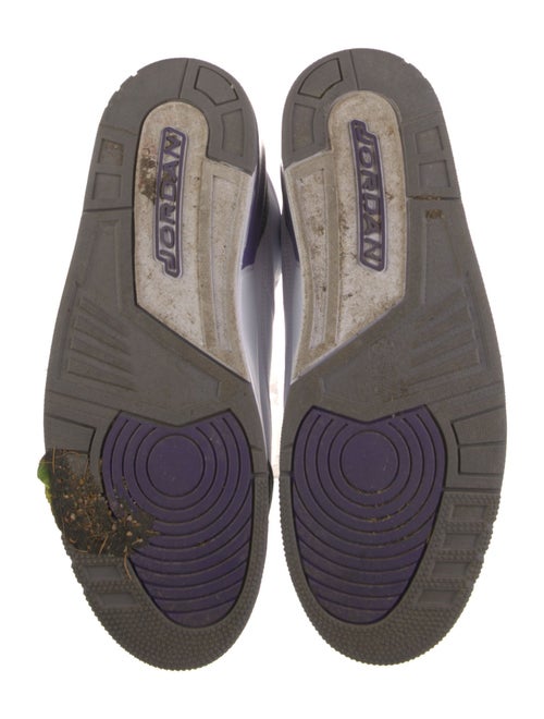 Jordan Leather Printed Athletic Sneakers