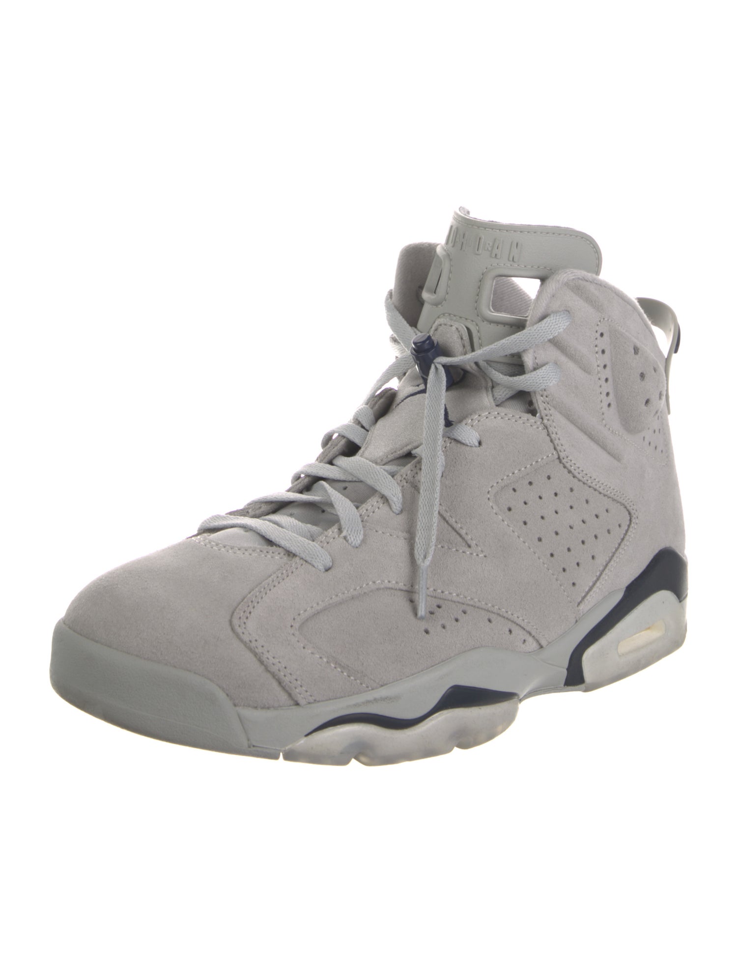 Jordan Suede Embroidered Accent Sneakers