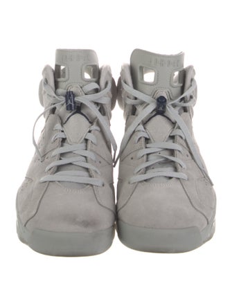 Jordan Suede Embroidered Accent Sneakers