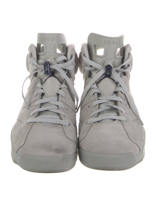 Jordan Suede Embroidered Accent Sneakers