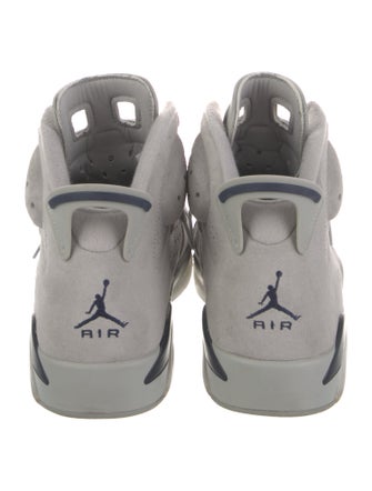 Jordan Suede Embroidered Accent Sneakers