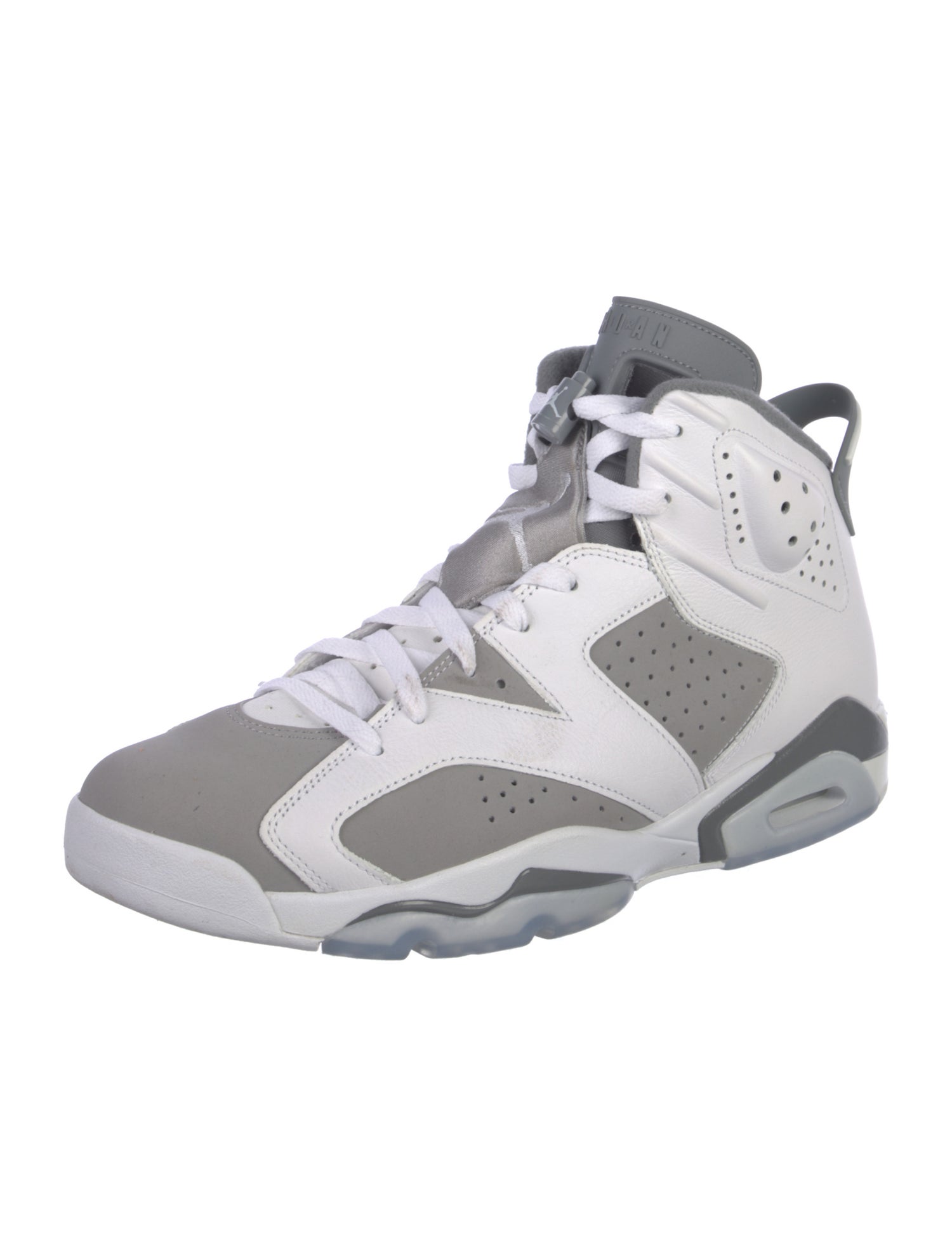 Jordan Leather Colorblock Pattern Sneakers