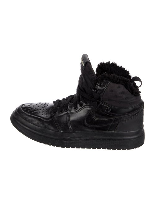 Jordan Leather Faux Fur Trim Sneakers