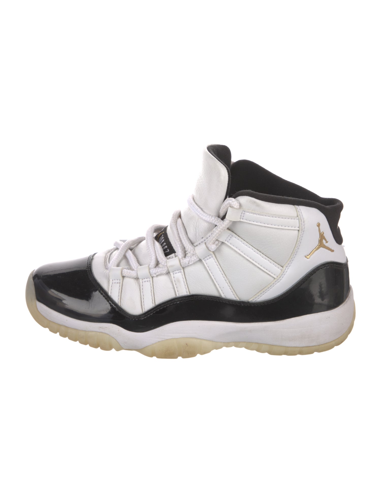 Jordan Patent Leather Colorblock Pattern Sneakers