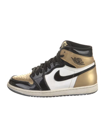 Jordan 1 Retro High NRG Patent 'Gold Toe' Sneakers