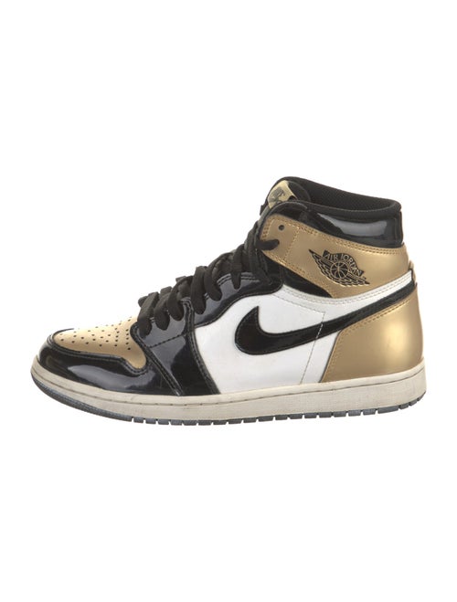 Jordan 1 Retro High NRG Patent 'Gold Toe' Sneakers
