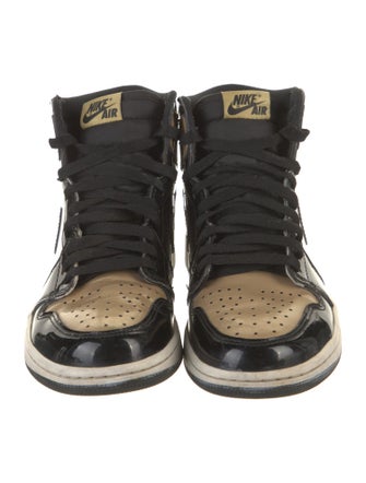 Jordan 1 Retro High NRG Patent 'Gold Toe' Sneakers