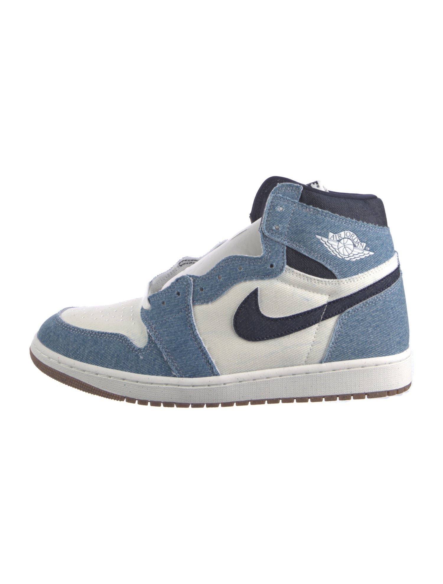 Jordan 1 Retro High OG Denim Athletic Sneakers