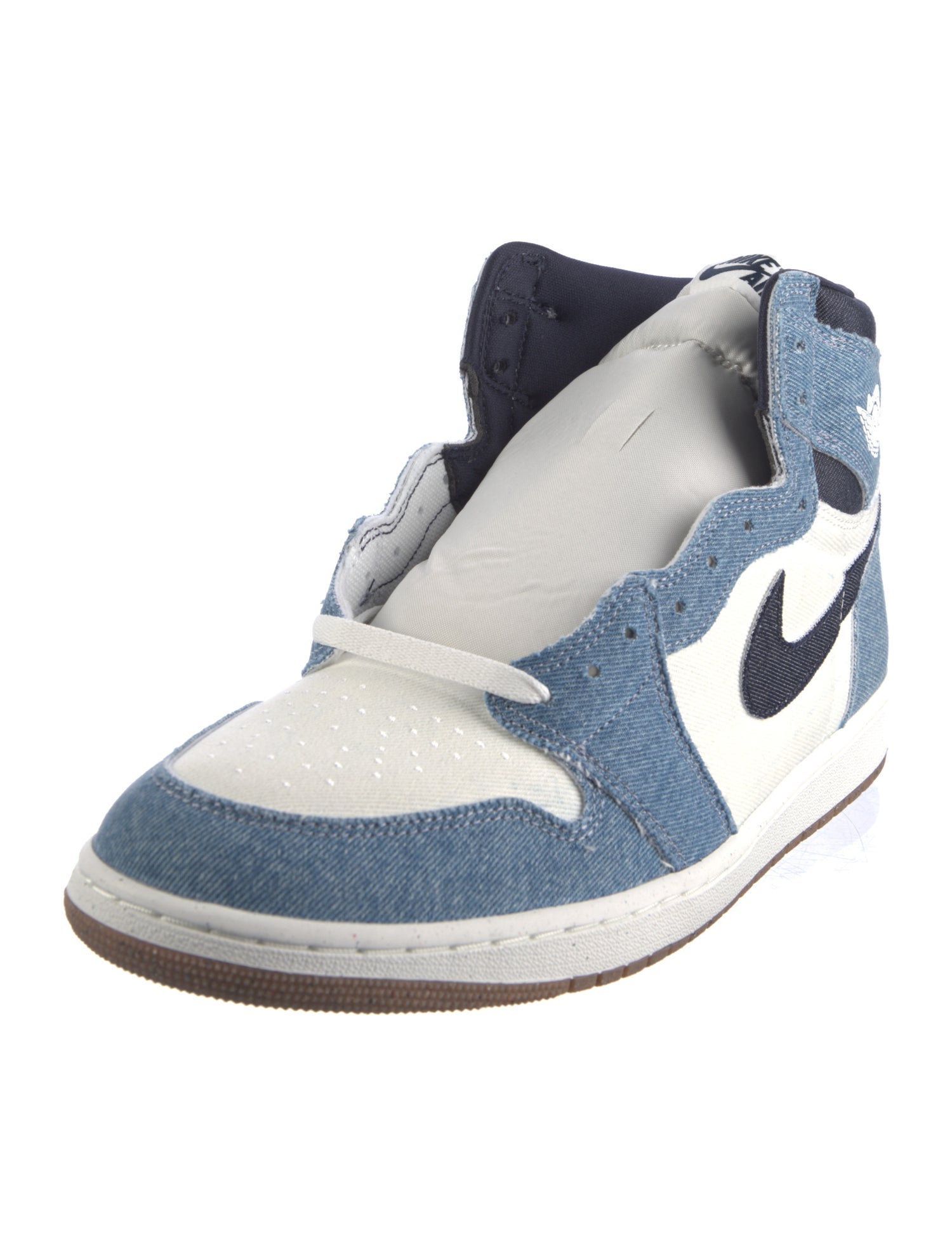 Jordan 1 Retro High OG Denim Athletic Sneakers