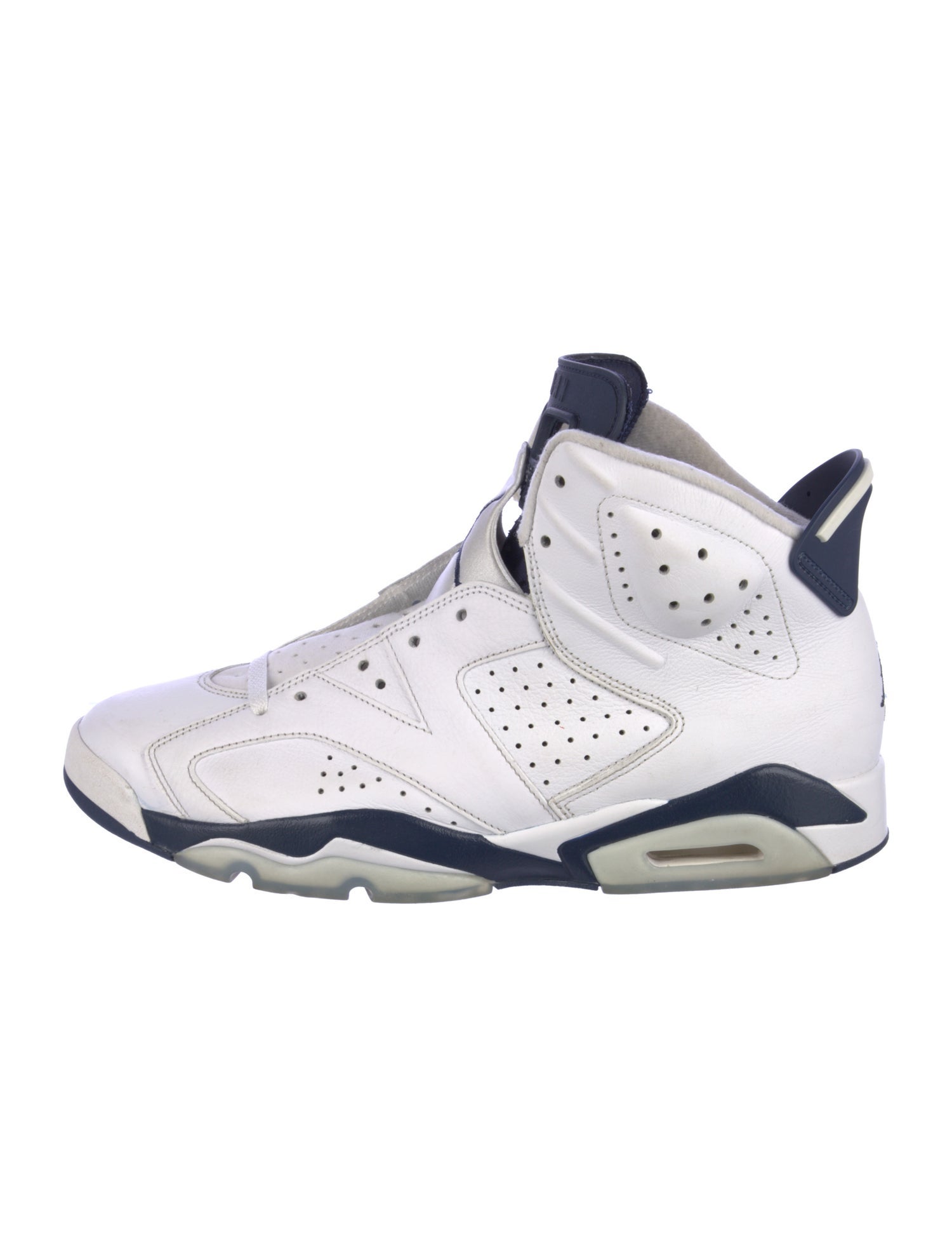 Jordan Leather Colorblock Pattern Sneakers