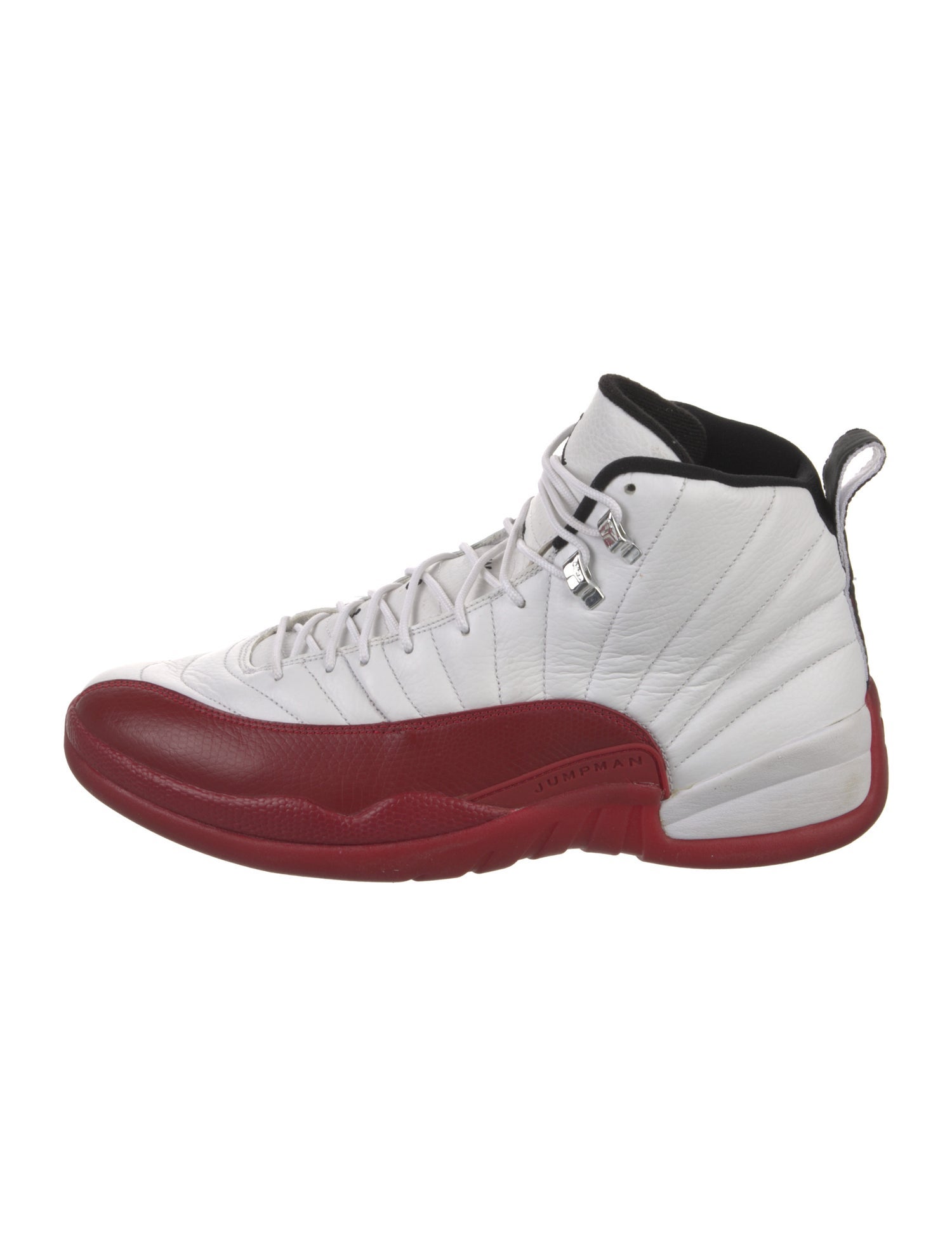 Jordan Leather Colorblock Pattern Sneakers