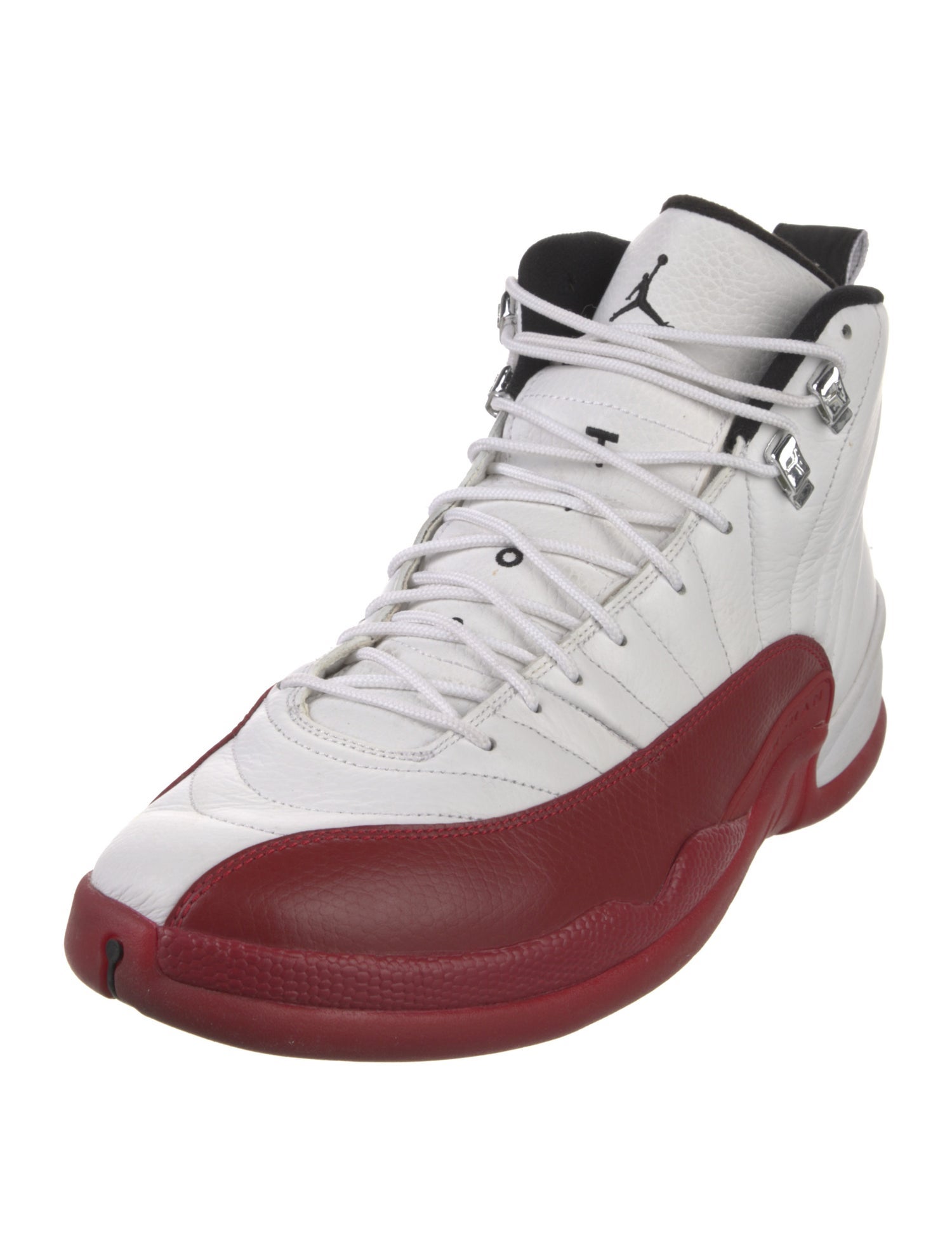 Jordan Leather Colorblock Pattern Sneakers