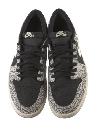 Jordan Leather Printed Athletic Sneakers