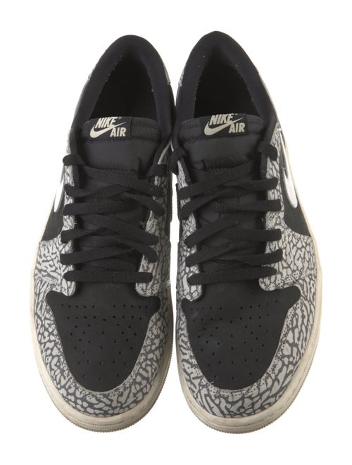 Jordan Leather Printed Athletic Sneakers