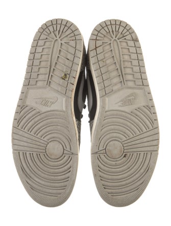 Jordan Leather Printed Athletic Sneakers