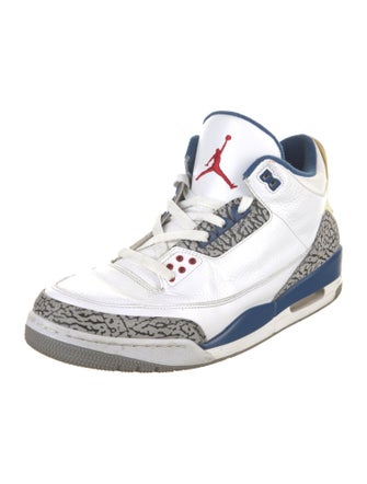 Jordan Leather Printed Athletic Sneakers