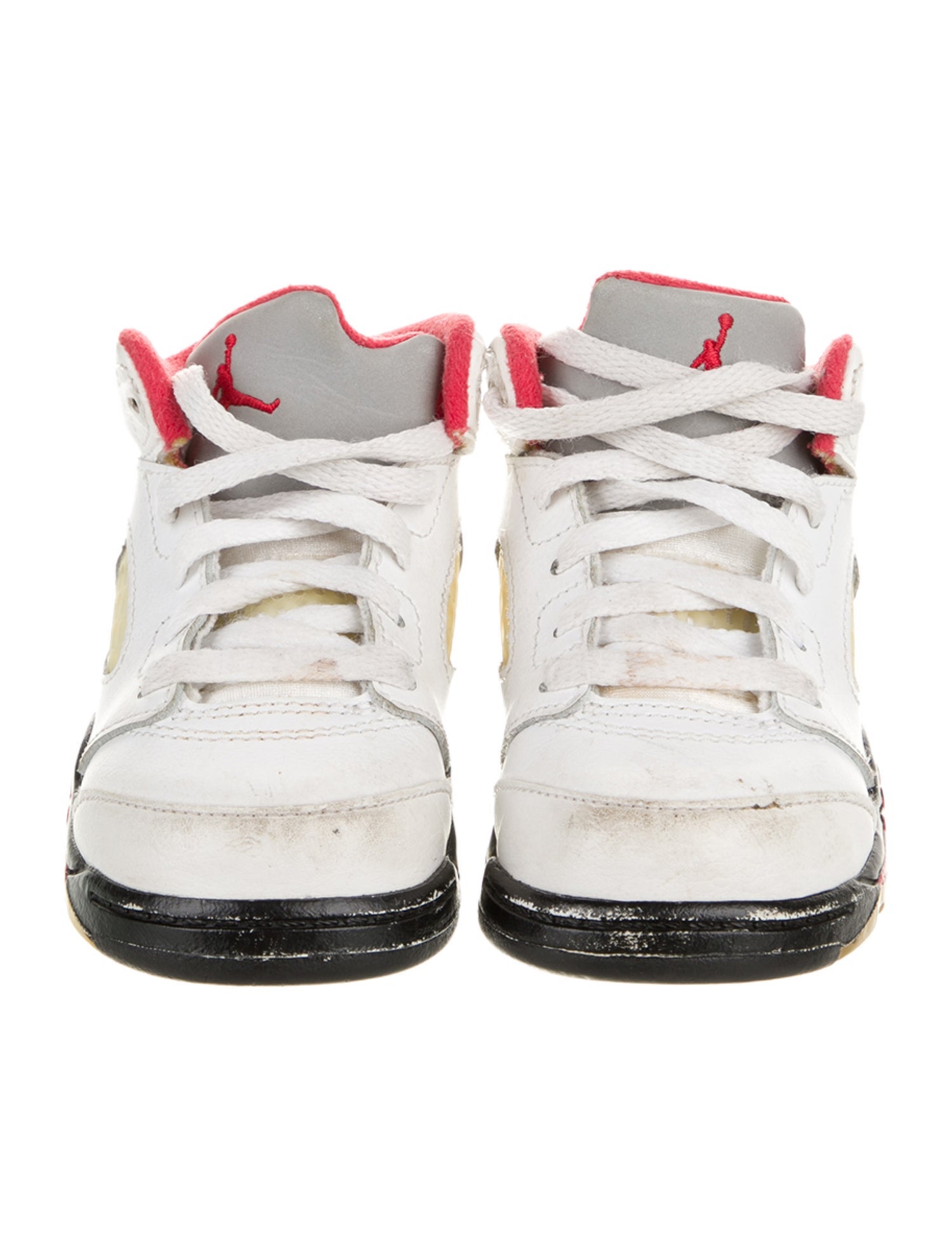 Jordan toddler boys' white and black shoes