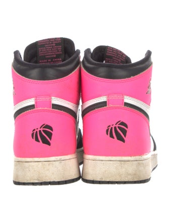 Jordan Leather Printed Wedge Sneakers