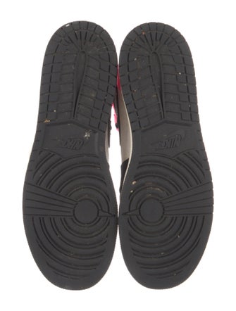 Jordan Leather Printed Wedge Sneakers