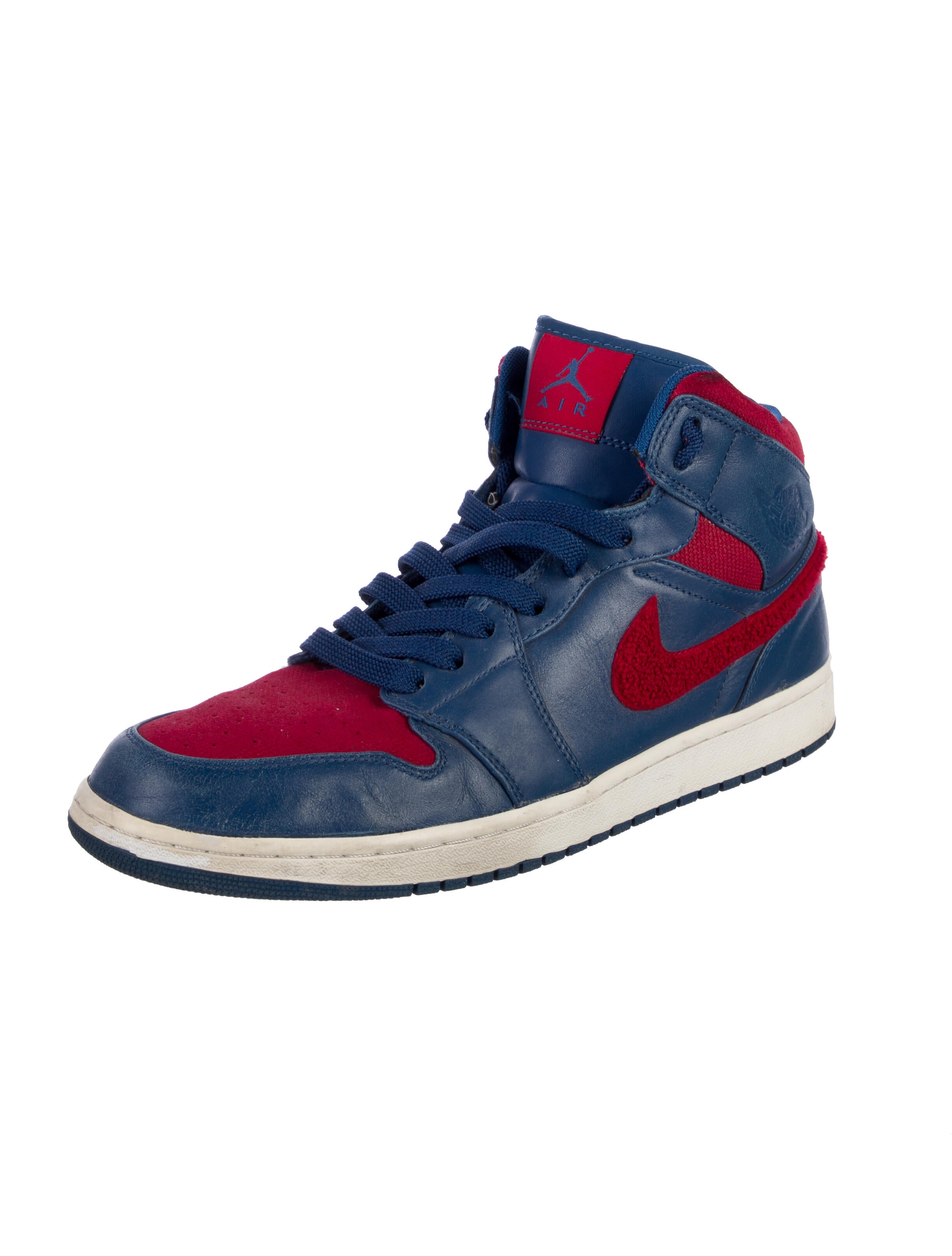 Jordan Suede Colorblock Pattern Sneakers