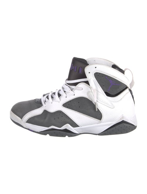 Jordan Leather Embroidered Accent Sneakers