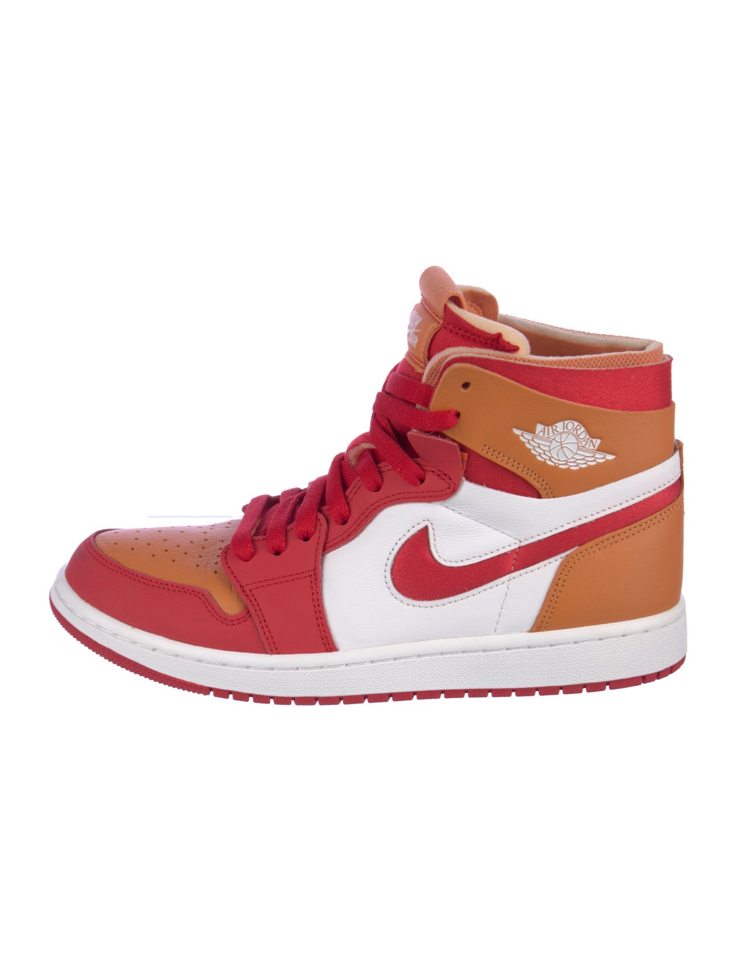 Jordan 1 High Zoom Air CMFT Fire Red Hot Curry Sneakers