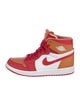 Jordan 1 High Zoom Air CMFT Fire Red Hot Curry Sneakers